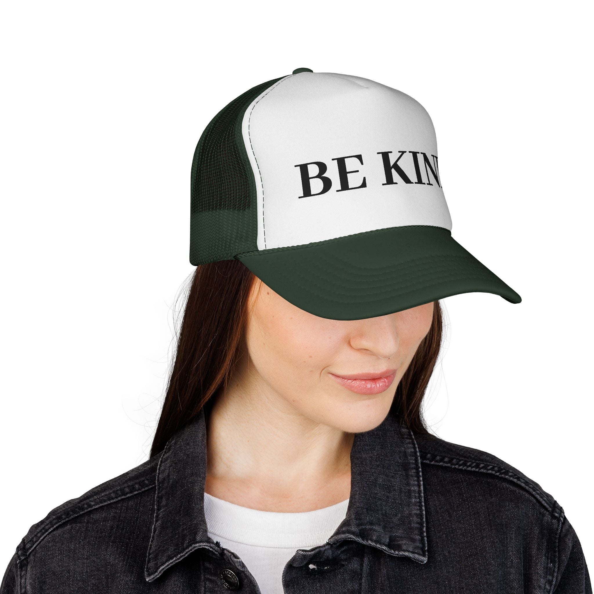 Be Kind Trucker Hat – Positive Message Mesh Cap