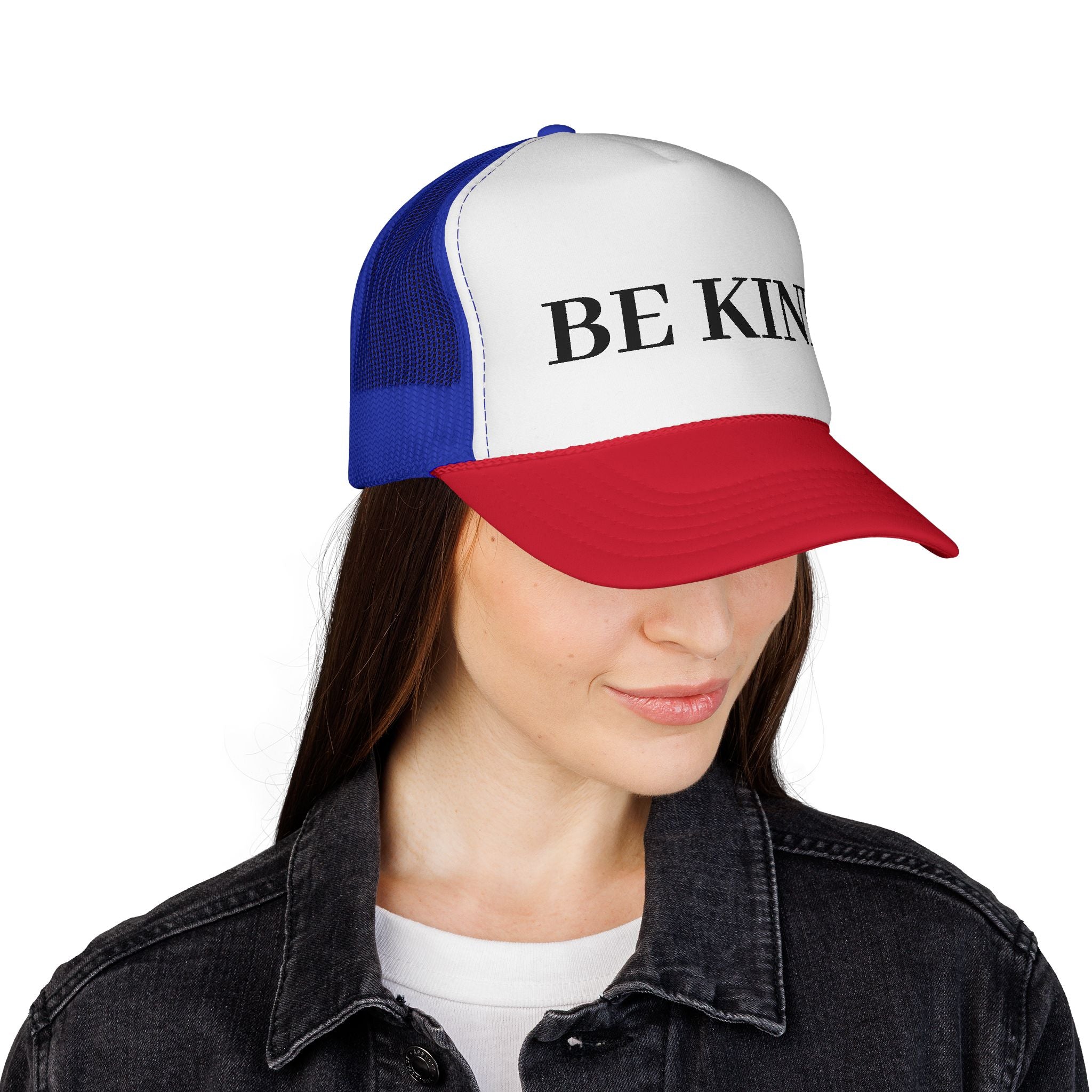 Be Kind Trucker Hat – Positive Message Mesh Cap
