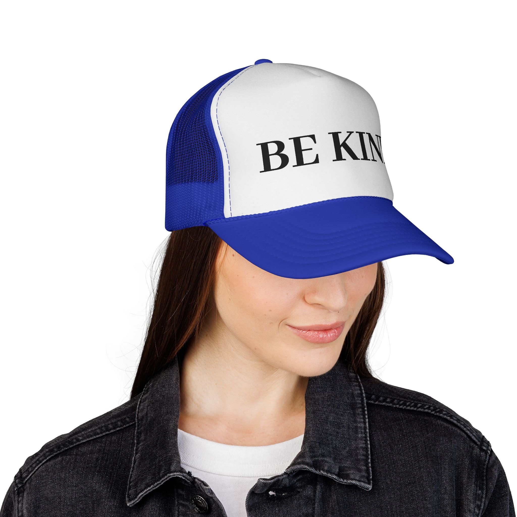 Be Kind Trucker Hat – Positive Message Mesh Cap