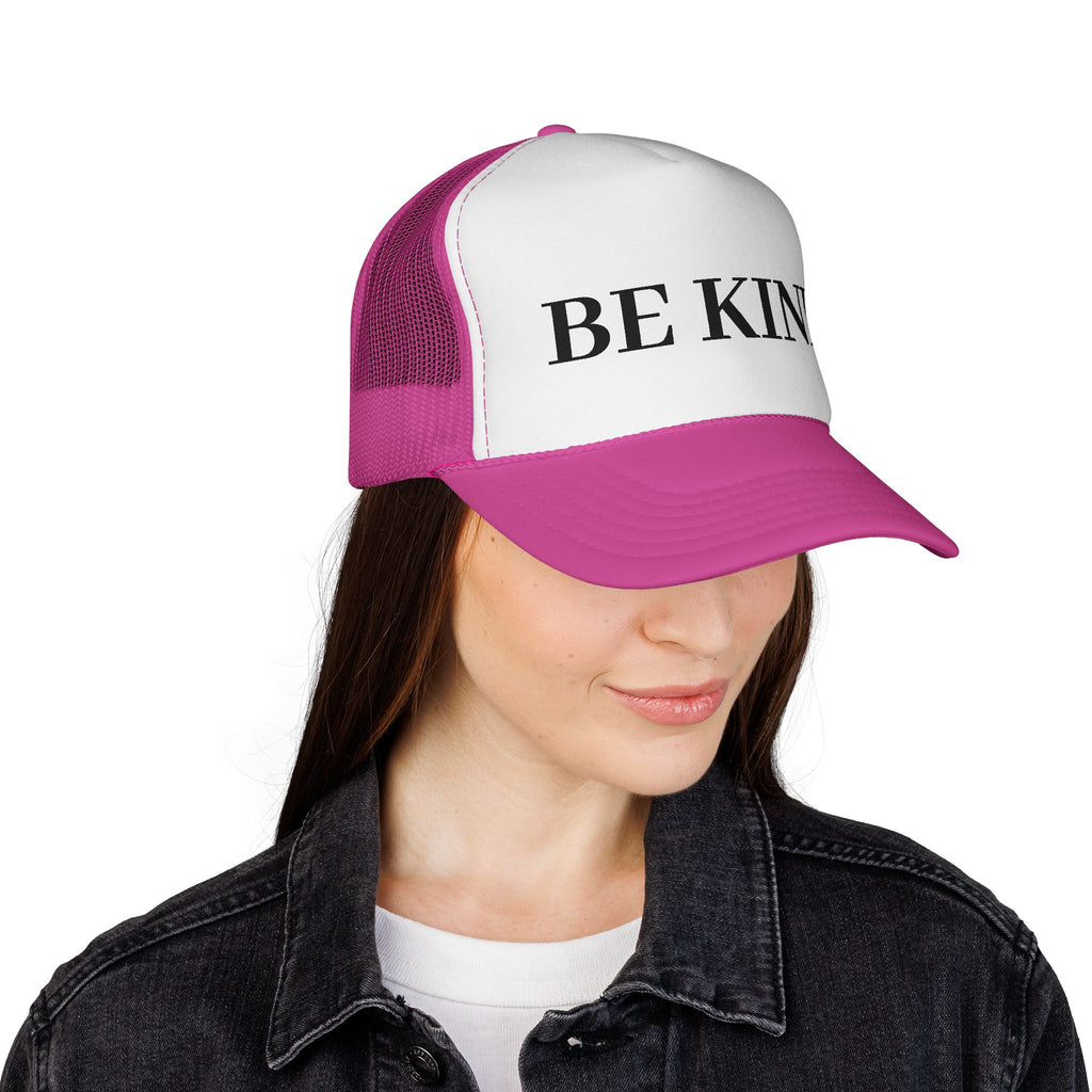 Be Kind Trucker Hat – Positive Message Mesh Cap
