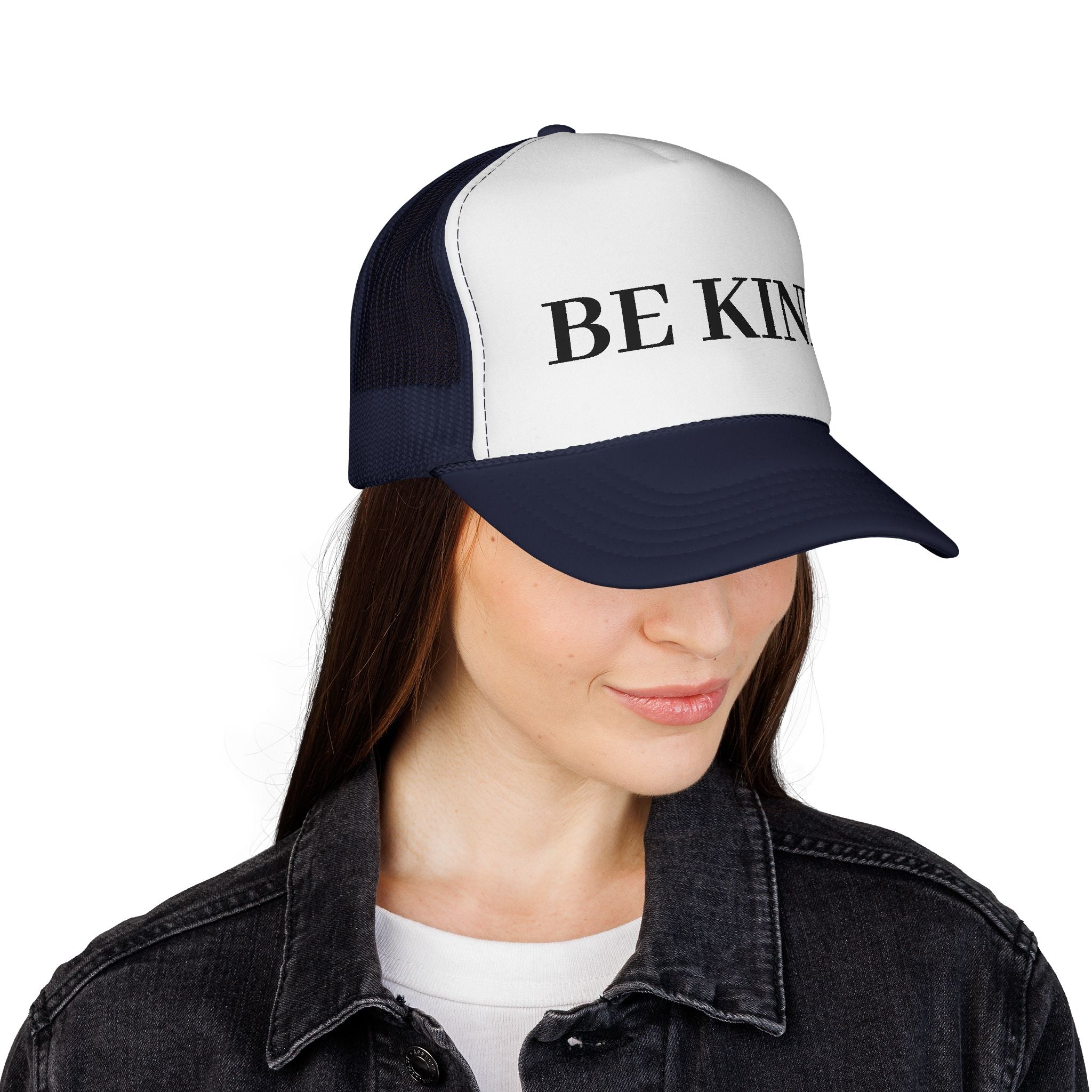 Be Kind Trucker Hat – Positive Message Mesh Cap